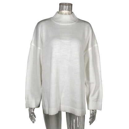 Sweater Turtleneck Loose Long Sleeve Sweater Women